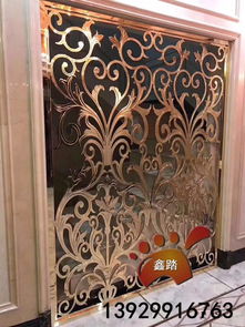 【玫瑰金不銹鋼電視背景墻屏風(fēng)玫瑰金隔斷廠家效果圖展示】-